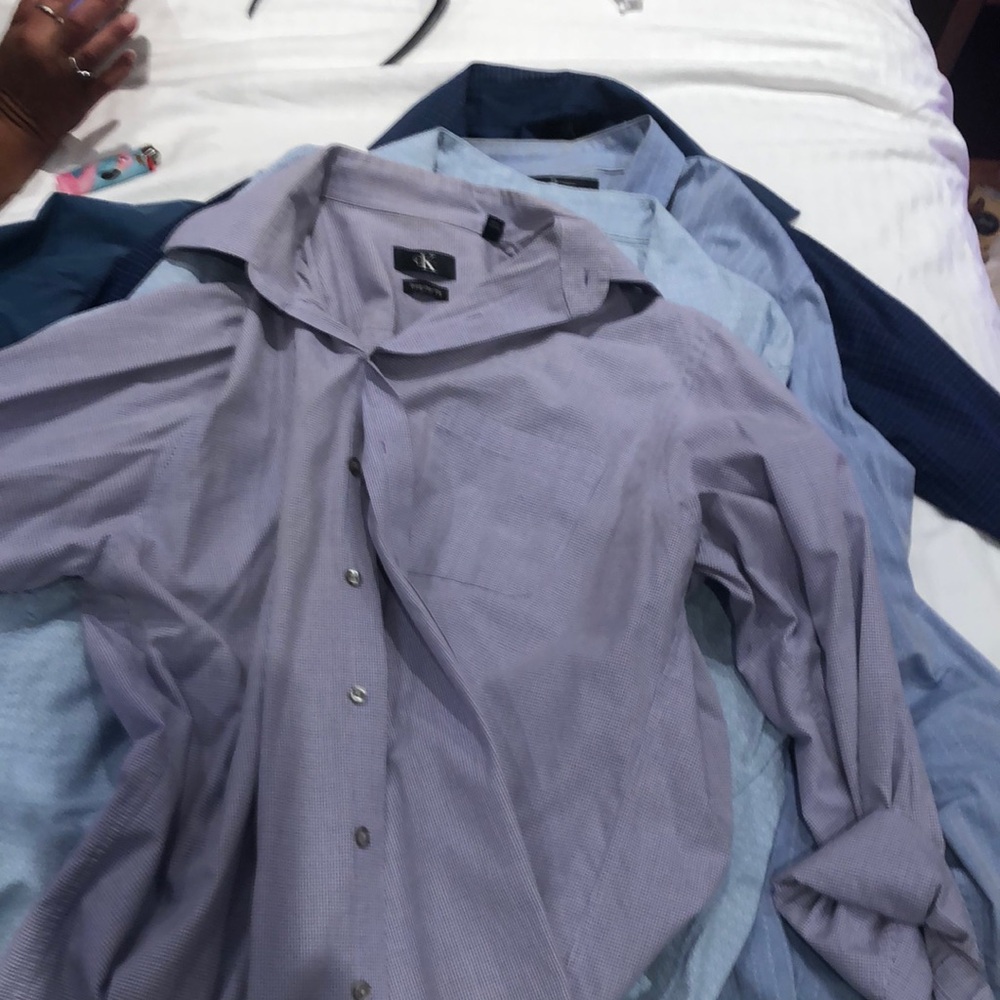 Calvin Klein Collection Light Blue Dress Shirt